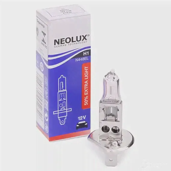 Лампа галогеновая H1 EXTRA LIGHT +50% 55 Вт 12 В NEOLUX 4008321759665 G565 FD 1194547606 N448EL