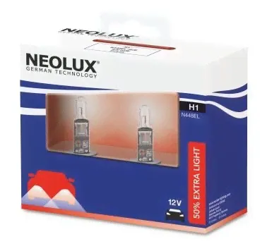 Автомобильная лампа 12V H1 55W (P14.5S) +50% яркости (2 шт) (N448EL_SCB) NEOLUX