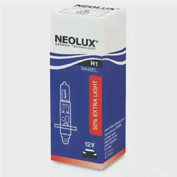 Лампа галогеновая H1 EXTRA LIGHT +50% 55 Вт 12 В NEOLUX 4008321759665 G565 FD 1194547606 N448EL-4