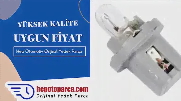 BOSCH_1987302514 Ampul - Trucklight - 24 V - - - 1,2 W - B8,5d - B8,5d 2741 MF DUYLU DİPSİZ AMPÜL